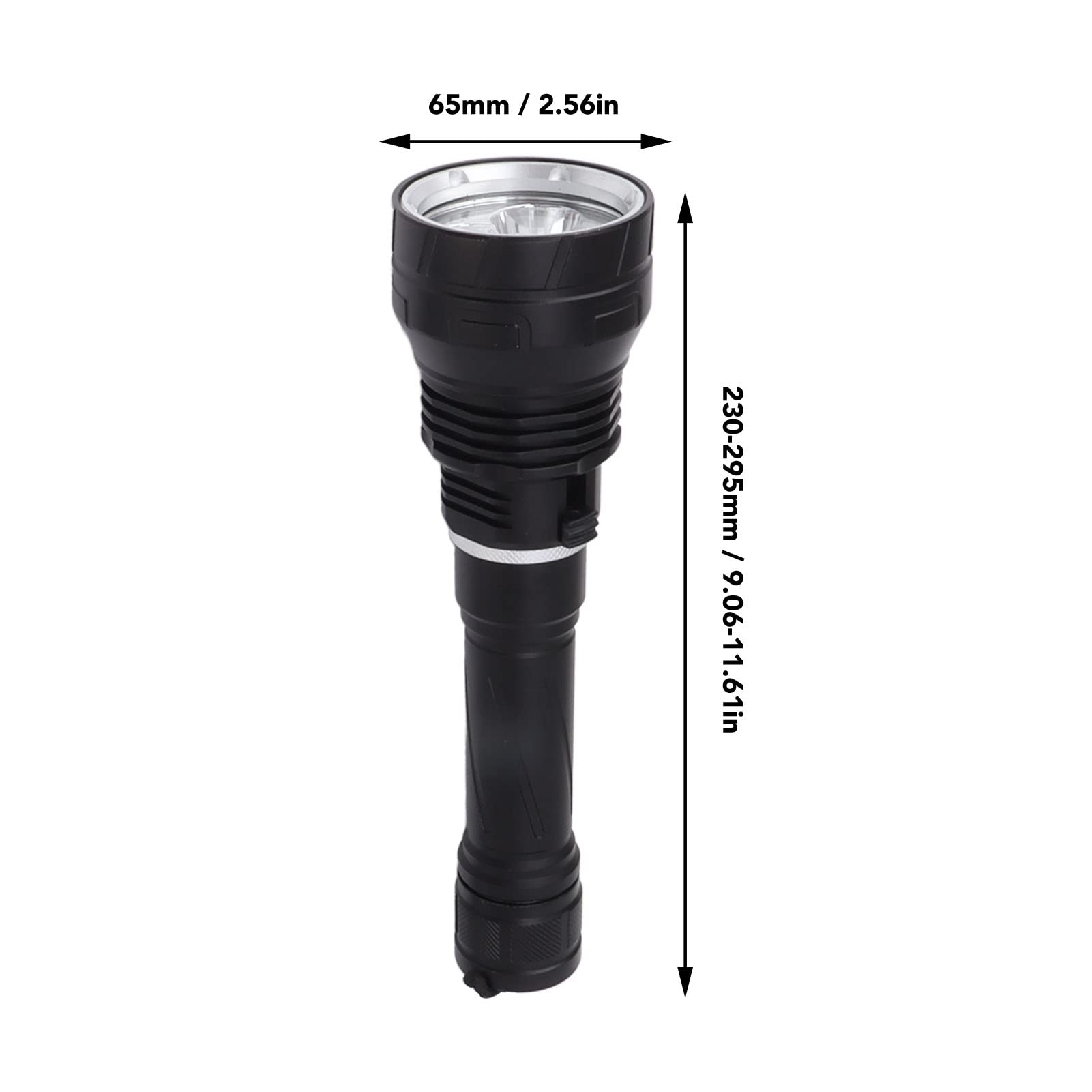 Torcia Subacquea Impermeabile IPX8, Torce Elettriche Ad Alto Lume, 100000lm Torcia Subacquea Professionale da 100 M con Luce Sottomarina Luminosa