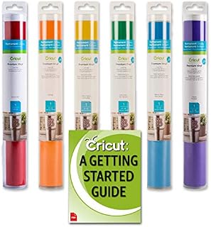 Cricut Premium Permanent Vinyl Rainbow Colors Bundle