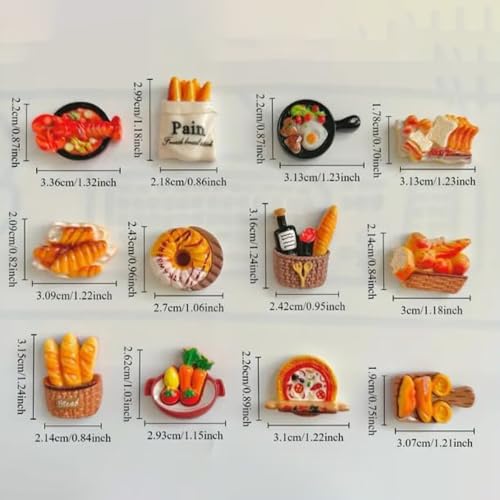 Imanes decorativos de silicona para refrigerador 12 piezas miniatura 2