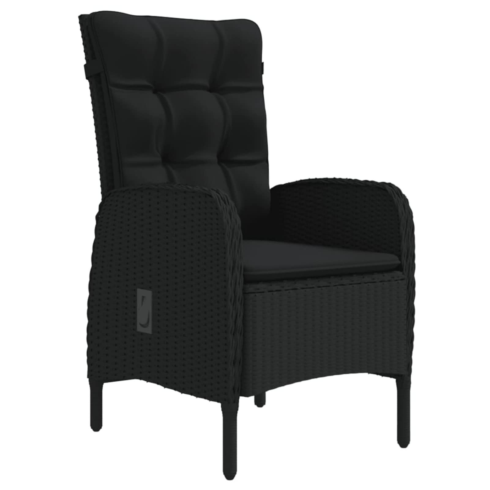 3099370 Set da Pranzo da Giardino 9 pz con Cuscini Nero Testata in Legno,Testata Letto Matrimoniale Muebles Dormitorio Spalliera Letto Testiere per Letto Matrimoniale