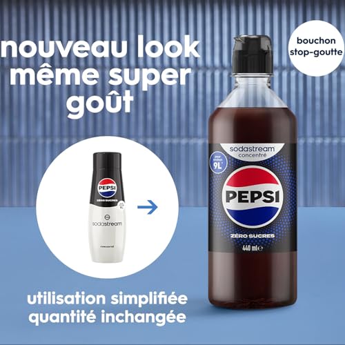 Sodastream Lot de 6 Concentrés Pepsi Zéro Sucres pour Sodastream – vue 4