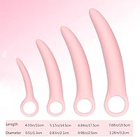 Vista 3 de 4-Pack Silicone Pelvic Floor Muscle Dilator Trainer Set