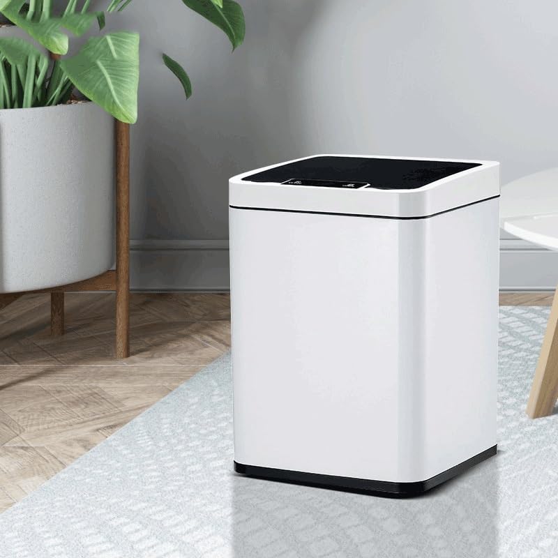 Bathroom Smart Sensor Trash Can Automatic Bin for Kitchen Toilet Wastebasket Home image 3