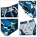 Men's Swim Trunks Swim Shorts Quick Dry Board Shorts Beach Shorts with Mesh Lining Casual Loose Home Pants with Pockets Blue