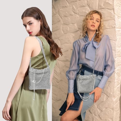 Clutch Purses for Women Rhinestone Evening Bag Purse Crossbody Bag Glitter Handbags2