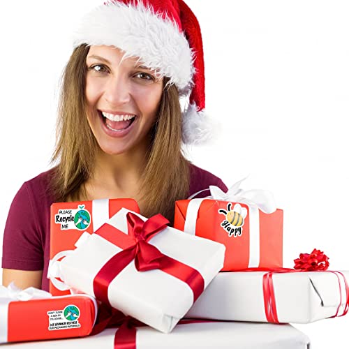 Muminglong Cute Bee Happy Small Business Stickers,Happy Mail Stickers,Thank You Stickers,Handmade Stickers,Small Shop Sticker,Package Stickers For Small Business, 500 Pcs #TOP3