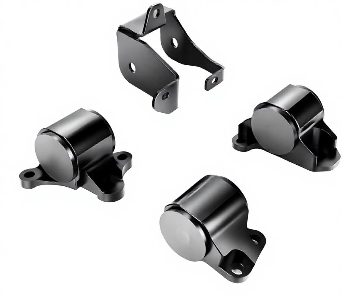 Gazznsmxs Onecolor Aluminum 2-Bolt Engine Swap Motor Mount Kit Compatible With Civic