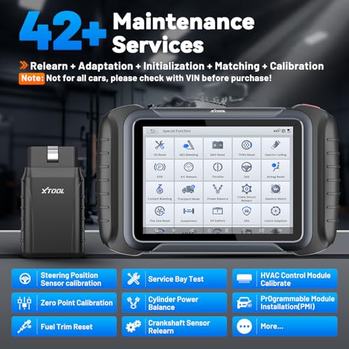 Image of XTOOL D8W Wireless Bidirectional Scan Tool, AI-Assisted OBD2 Scanner with Topology, 3-Year Updates, ECU C0ding, PMI, 42+ Resets, Full Diagnostic Scanner for Car, Crankshaft Relearn, FCA /CAN FD /DoIP