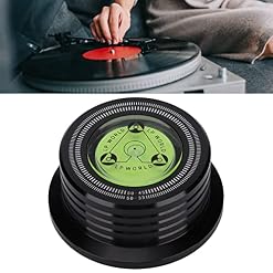 Stabilisateur de Disque Vinyle Stabilisateur de Poids D’enregistrement Portable Pince à Disque pour Platine Vinyle en Aluminium avec Nivellement à Bulle pour Tourne-disque LP 50 Hz(le noir) - Les Beatles, Paul McCartney, John Lennon, RIngo Starr, George Harrison Stabilisateur de Disque Vinyle Stabilisateur de Poids D'enregistrement Portable Pince à Disque pour Platine Vinyle en Aluminium avec Nivellement à Bulle pour Tourne-disque LP 50 Hz(le noir) – Image 4