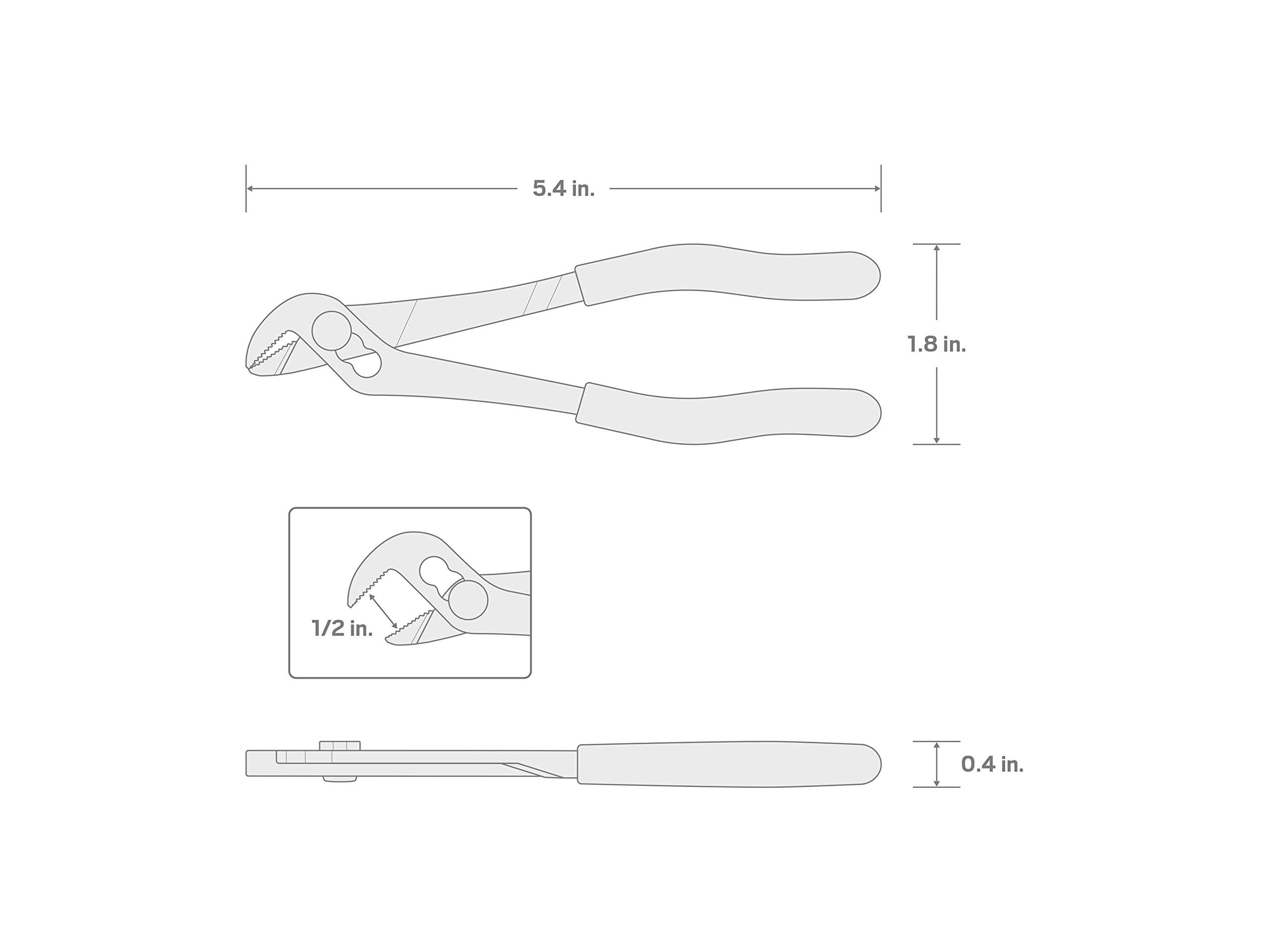 Tekton Angle nose slip joint Pliers, PGA16005