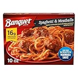Banquet Spaghetti & Meatballs, Frozen Meal, 10 OZ