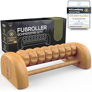 M.S.Lemberg Fußmassageroller aus Holz