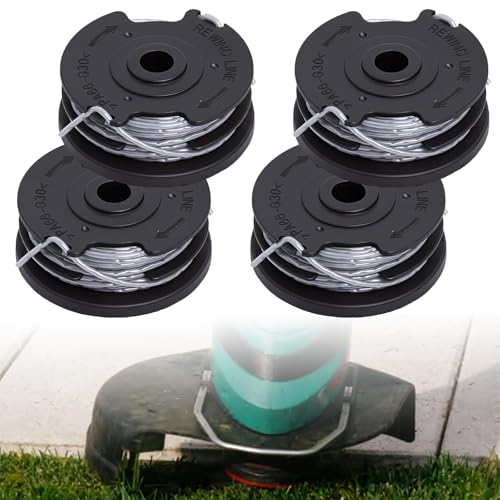 Image of 4-Pack Strimmer Spool Line Compatible with Bosch ART 24 27 30 30-36, 1.6mm