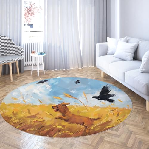 Tapis chien ludique antidérapant et lavable en machine 200cm