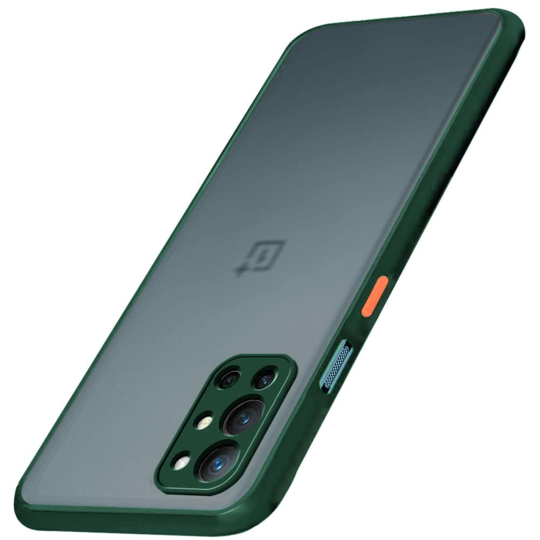 Casotec Matte Finish Shockproof Hard Back and Side Soft Smoke Back Case Cover for OnePlus 9R - Green (B09B75TF8Z) Amazon Price History, Amazon Price Tracker
