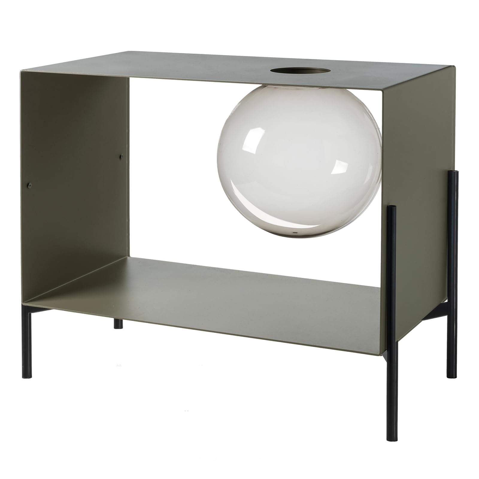 Meuble de salon globe grande Arti & Mestieri en fer 73,2 cm