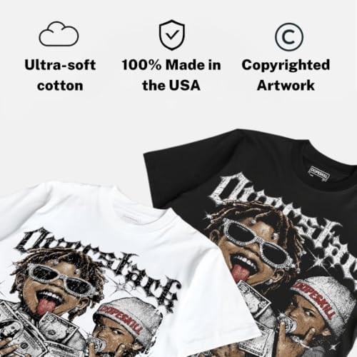 Image of DopeSkill Graphic Tee Streetwear Hypebeast Hip Hop Unisex Premium T-Shirt Sneaker Colour Matching Shirts Gift for Sneakerhead