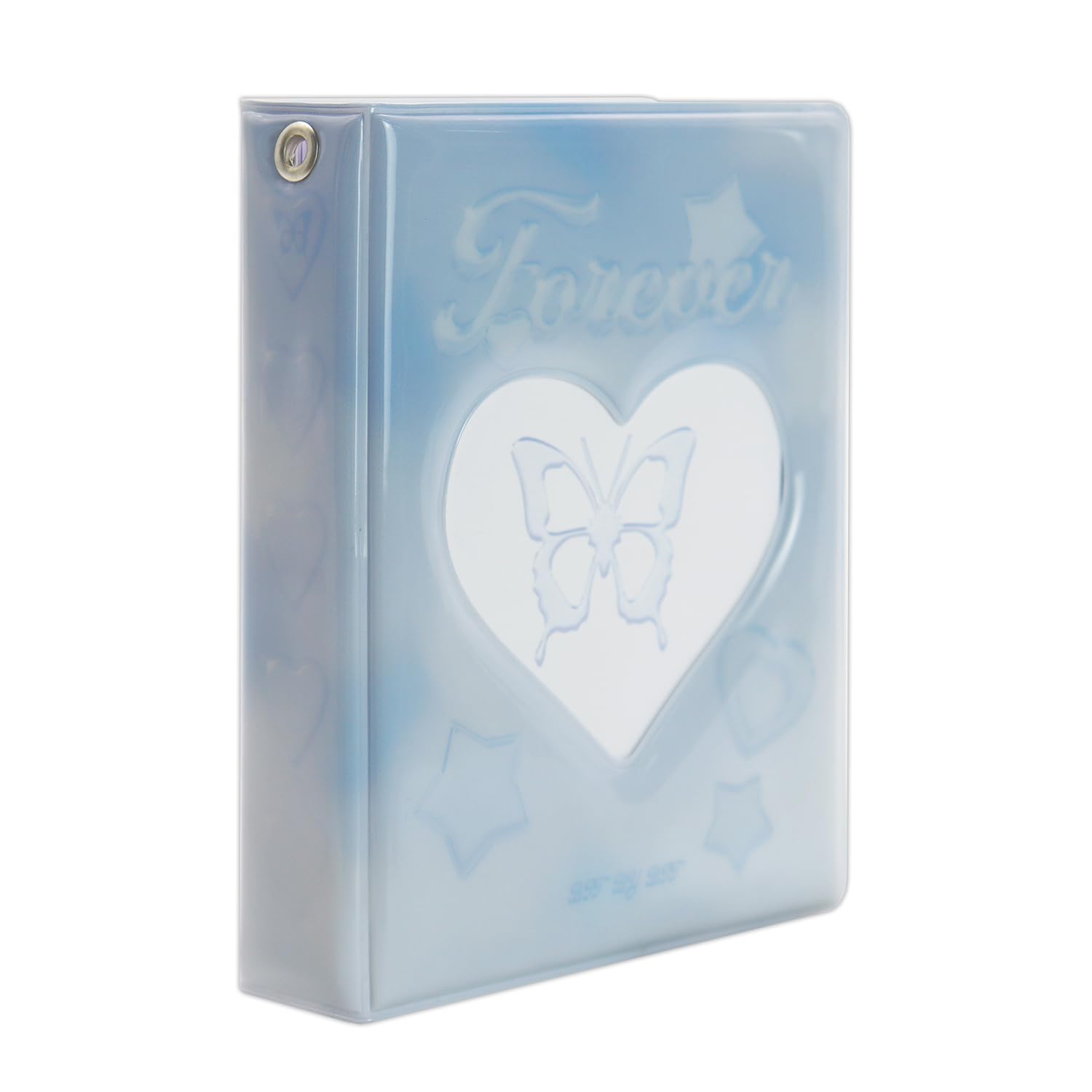 2 Pieces Photocard Binder Trading Card Albums, Mini Photo Album, Kpop Photocard Holder 80 Pockets (Star In Sky)