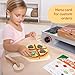 Melissa & Doug Top & Bake Wooden Pizza Counter Play Set with Play Food (41 Pcs) Preschool Toy Pizza, Wooden Food Set, Pretend Sets For Kids Ages 3+ - FSC-Certified - FSC Certified