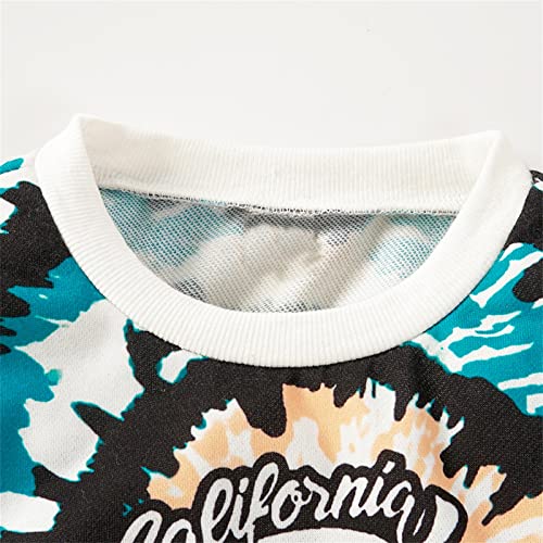 Children's Kids Boys Girls Toddler Camouflage Letters Long Sleeves Sweatshirt Top Boys Size Large Sweatshirt2