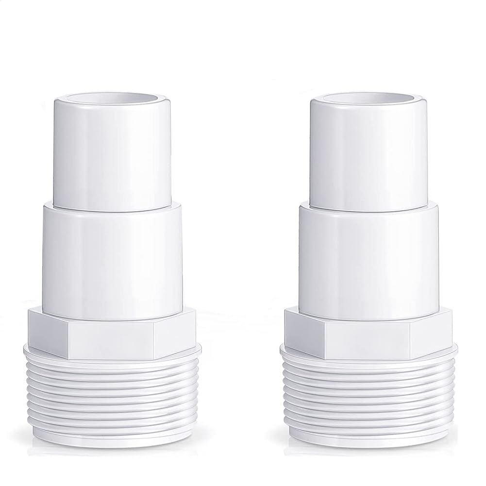 2Pcs 1/ Pool Filter Pump Hose Adapter 3.8Cm/1.5Inch Pool Filter Tube Connector Equipment For Hayward Spx1091z7 Spx1091z4 (Style B)