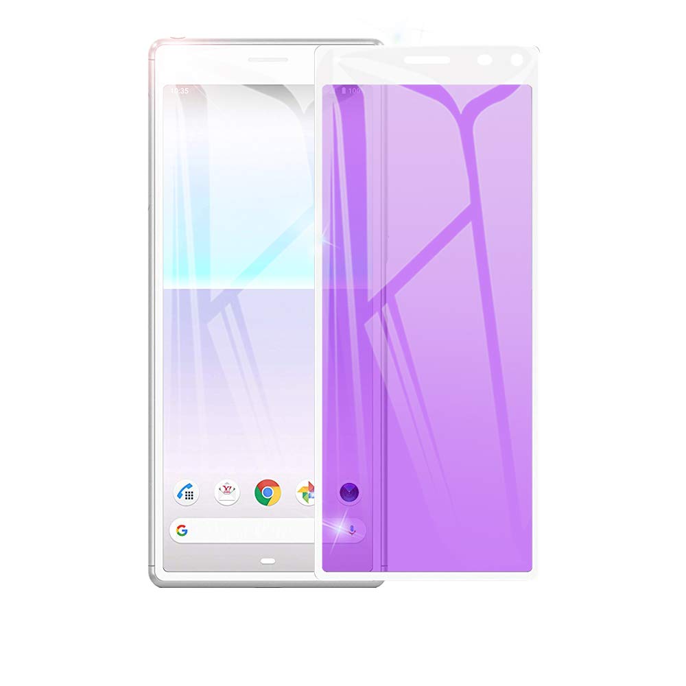 Amazon | CHUDA For Xperia 8/8 Lite ガラスフィルム 【ブルーライト