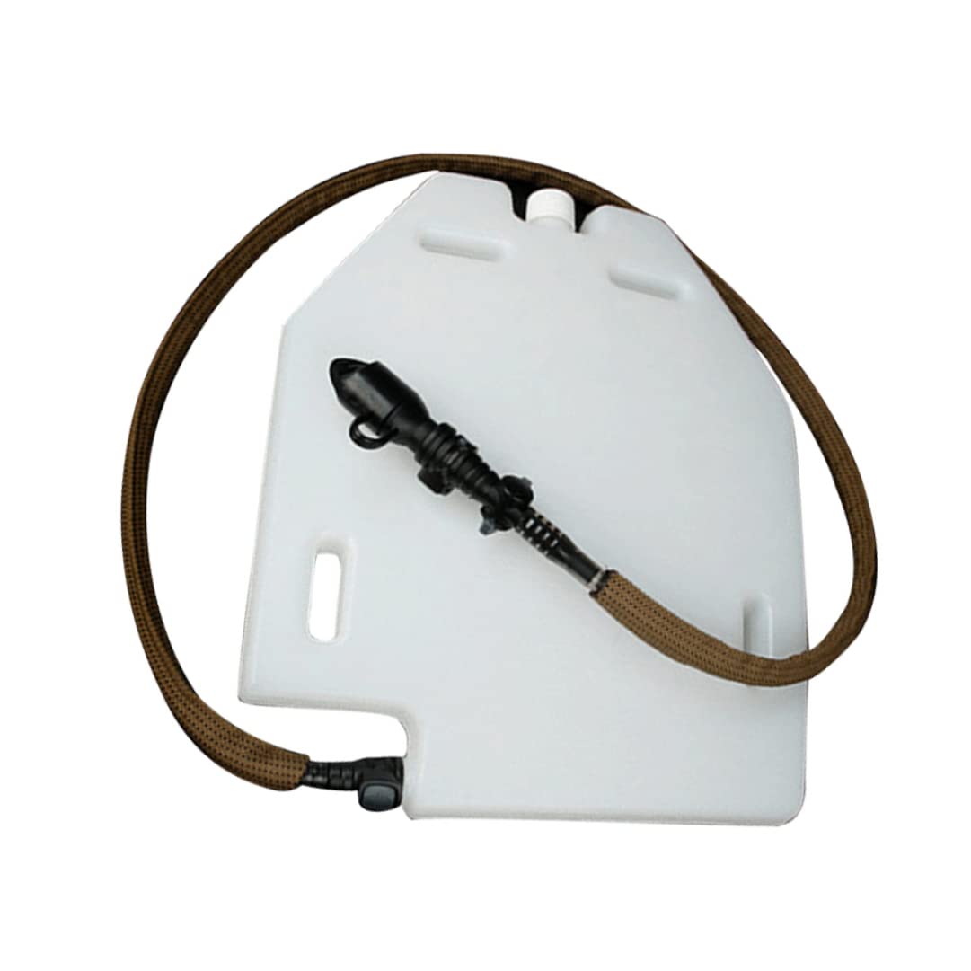 Jorzer Outdoor Sports Equipment 1.5L Plastic Training Hydration Case Portable Leakproof Water Panel Plate Carrier with Detachable Tube for Outdoor Camping Pinic,Sports