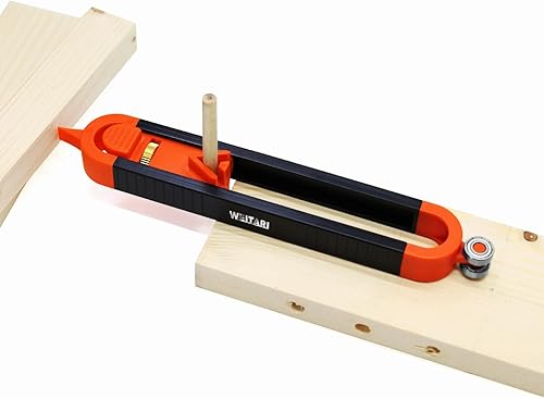 Miniatura 5 de Medidor de contorno preciso para carpintería, con bloqueo para lápiz, regla de escritura de perfil, herramientas de medición mejoradas