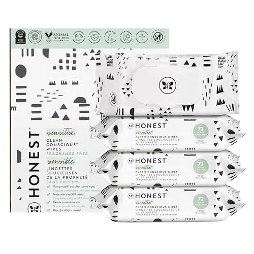 The Honest Company Clean Conscious Multi-Use Wipes | Hypoallergen...
