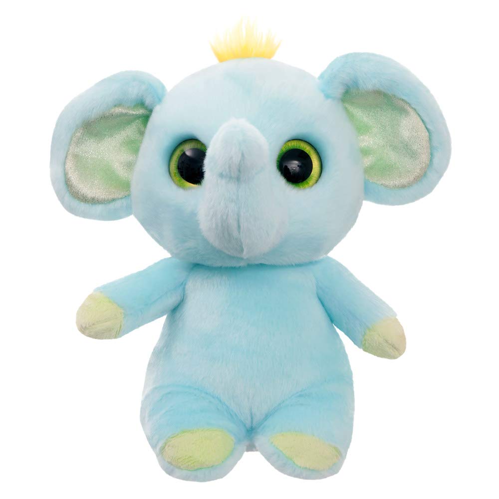 AURORAYooHoo, Eden The Elephant, 9In, 61291, Blue, Soft Toy
