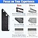 Refrigerator Door Handle Covers, Set of 6, Non-Slip Appliance Handle Covers, Washable Fridge Handle Covers, Keep Your Kitchen Clean, Microwave Oven Dishwasher Handle Protector(Black, Silver pattern)