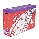 File 'n Save Bulletin Board Storage Box, 27-3/4 x 19 x 7-1/4, Bright Stars