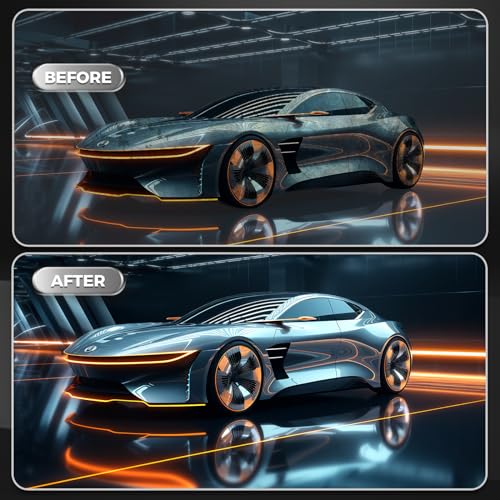 2024 Graphene Ceramic Coating Kit 10H High Gloss Extremely Hydrophobic Anti Scratch 10+ Years Protection Car Care Polish for Cars, Boats, Motorcycle & More - Image 5