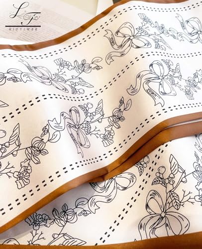 Head Scarf Hair Neck Scarves For Women Purse Bag Scarfs For Handbags Silky Long Thin Satin Headscarf Fashion4