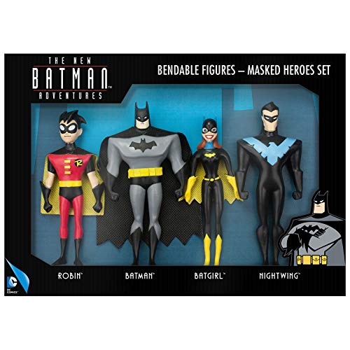 NJ Croce Masked Heroes Set incl. Robin, Batman, Batgirl & Nightwing Action Figure