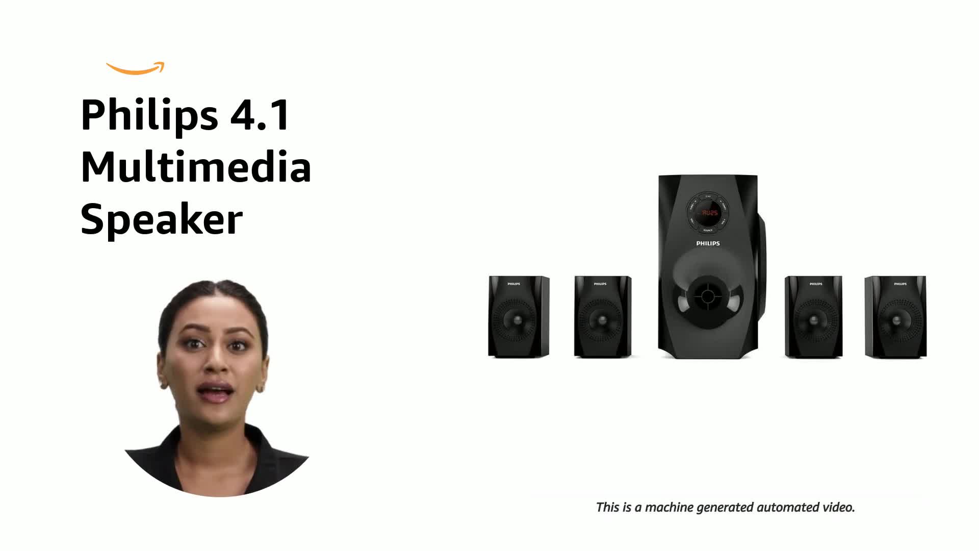 Philips SPA8150B/94 Multimedia Speaker 4.1 (Black) : Amazon.in