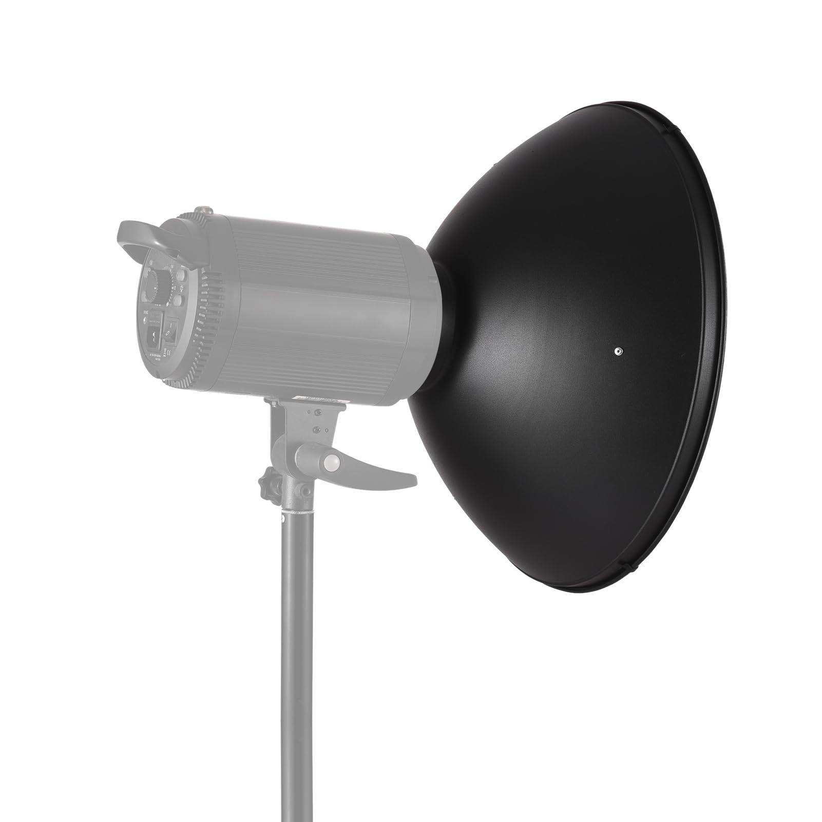 Andoer 15,35 Zoll Bowens Mount Beauty Dish Standardreflektor Diffusor Lampenschirmschale mit 60° Wabengitter und Mittelreflektor für Bowens Mount Studio Strobe Flash Light Speedlite