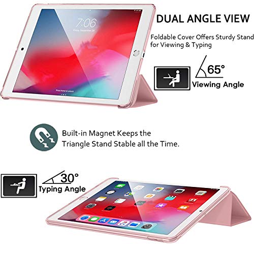 Image of DuraSafe Cases For iPad Pro 12.9 3 Generation Hard Back Case A1876 MTEL2HN /A MTEM2HN /A A2014 MTFN2HN /A MTFL2HN /A MTFP2HN /A MTFQ2HN /A A1983 MTHN2HN /A MTHU2HN /A MTJA2HN /A MTJ02HN /A MTJH2HN /A - Rose Gold