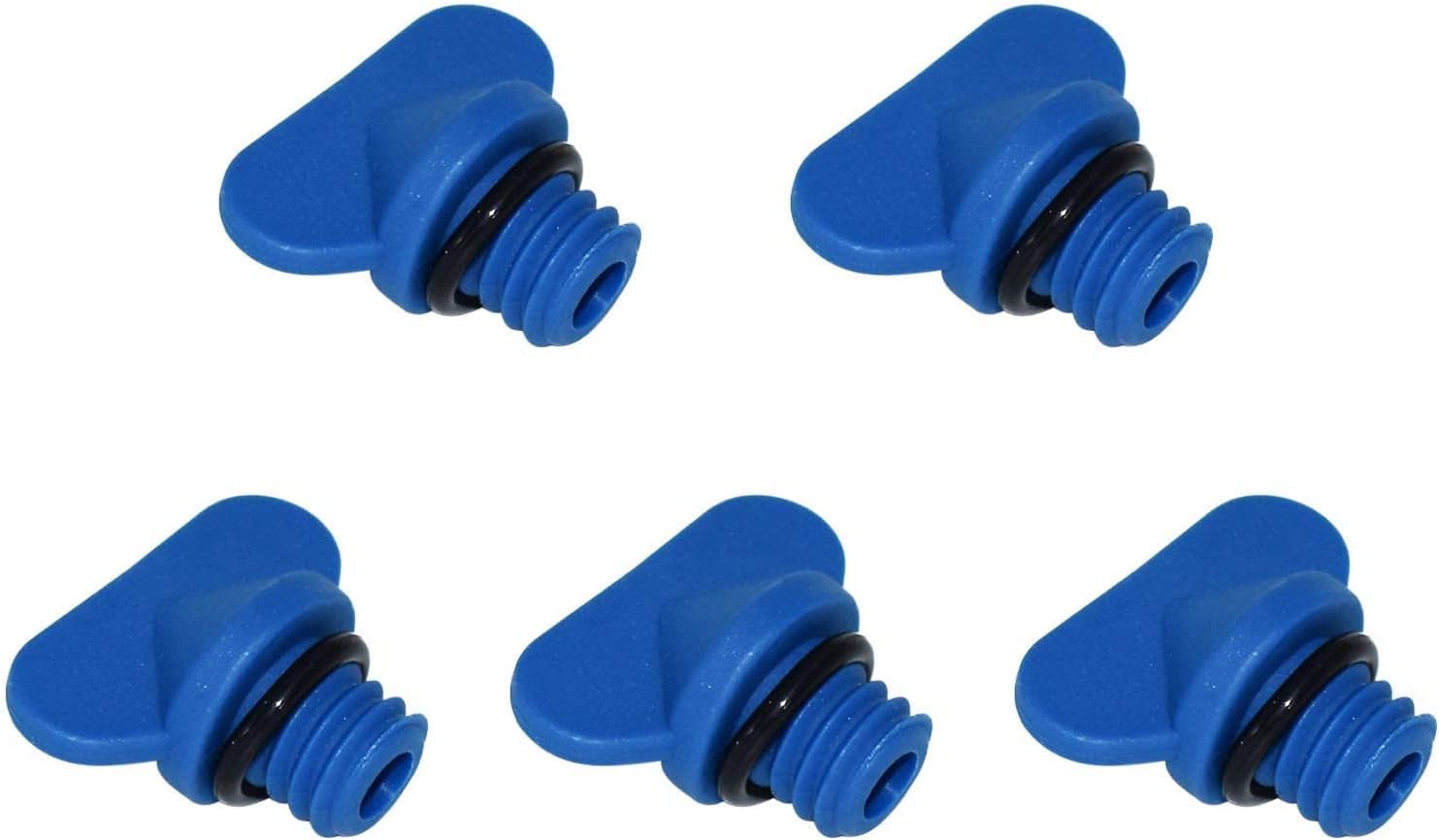 Mercury Marine/Mercruiser New OEM Nylon Blue Drain Plug Pack of 10, 22-8M0119211