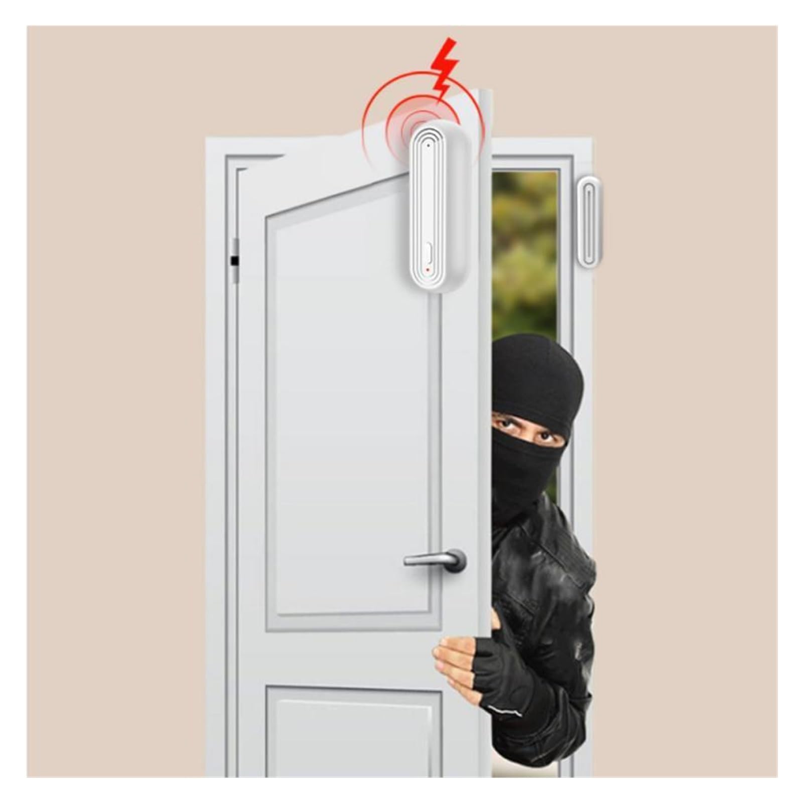 Alarma Inteligente, Alarma inteligente, Sensor de ventana puerta, Detector abierto y cerrado, sonido alarma 90DB