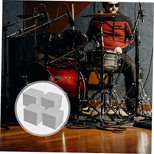 YARNOW 4pcs Espumas Absorbentes de Sonido para Tratamiento Acústico Paneles de Aislamiento de Baja Frecuencia para Ktv, Estudios de Música y Teatros en Casa Retardante de Fuego miniatura 2