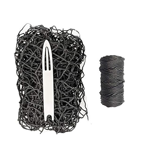 JFN Netting Repair Kit for #36 Nylon 4, Black Soccer Net
