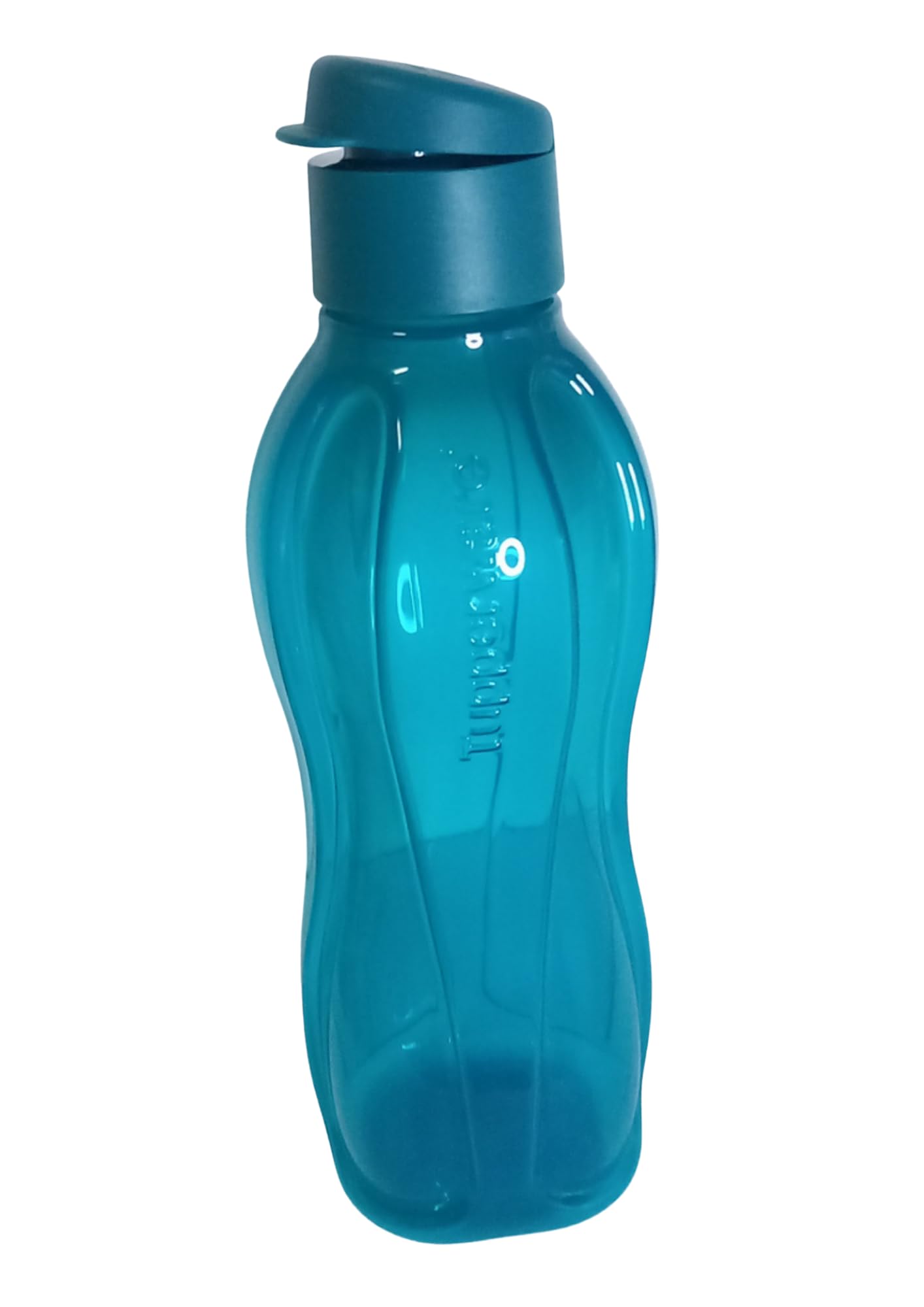 Tupperware Eco Bottle - Bottiglia sportiva in plastica senza BPA, forma ergonomica, coperchio con chiusura ermetica, riutilizzabile