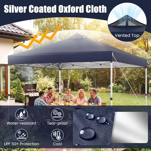 Image of Tangkula 10 x10 Ft Pop Up Canopy with Center Lock
