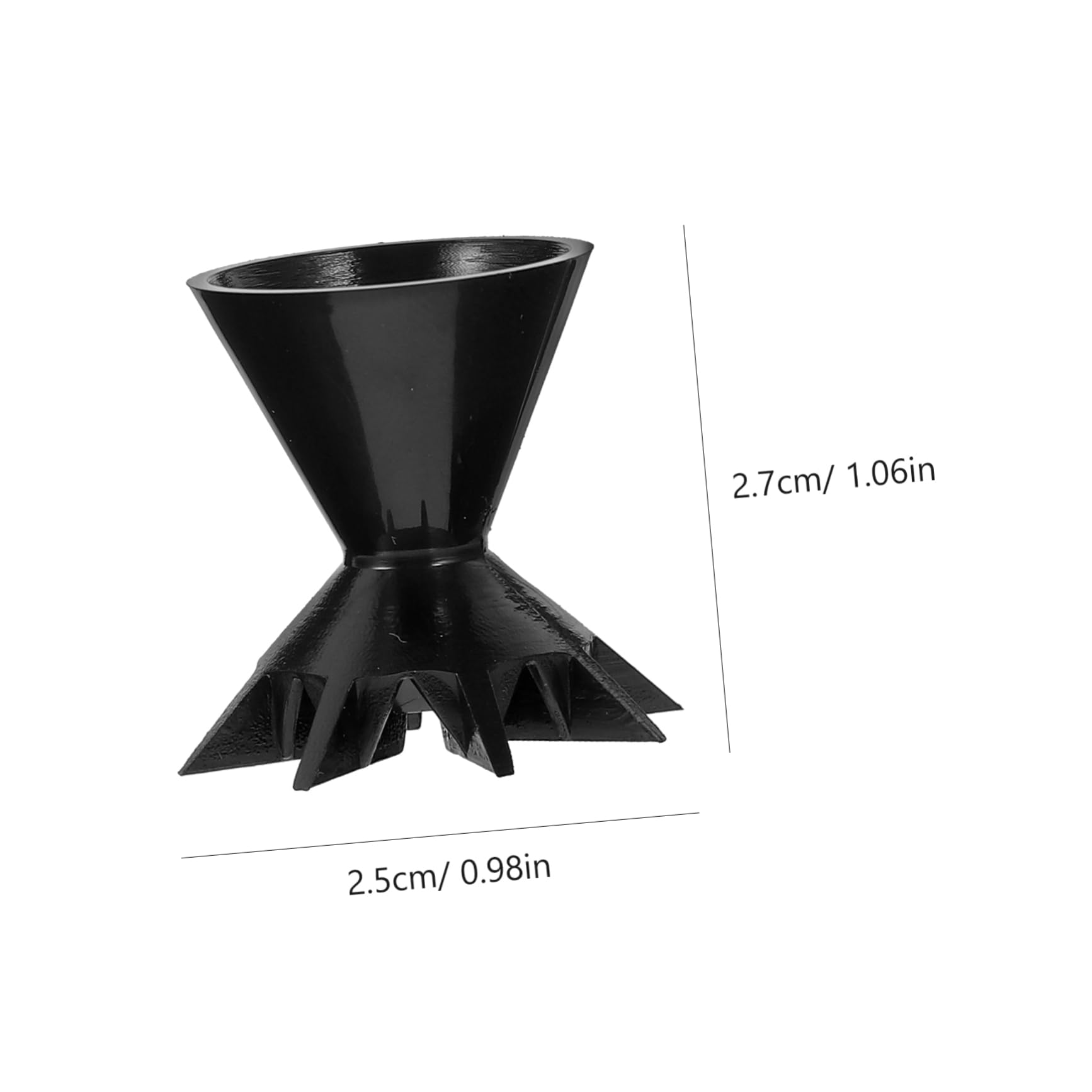 CIMAXIC Epoxy Cups Lids 6pcs Silicone Pouring Cups for Painting Spill Proof Easy Flow
