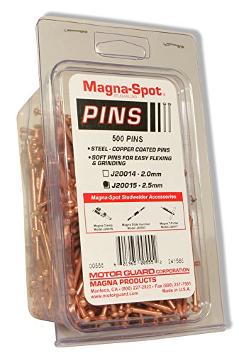 Motor Guard J20015 Magna Draw Pins, 2.5mm, 500-Pack