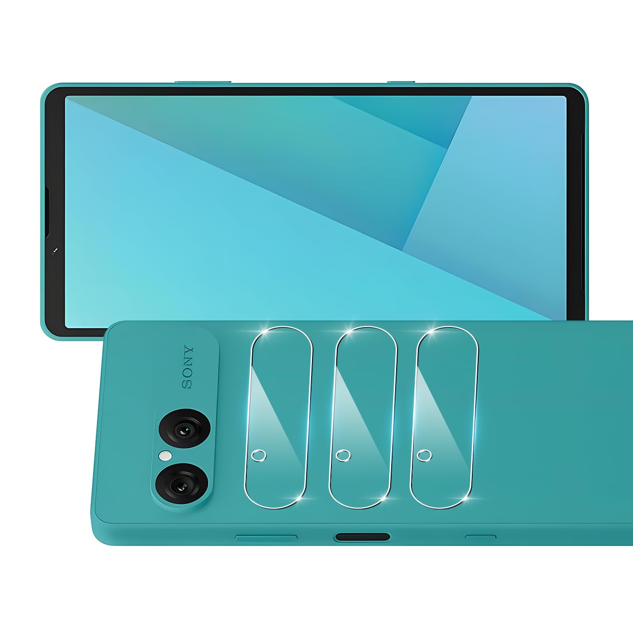 Amazon | cronincards 対応 Xperia 10 VII カメラフィルム レンズ保護