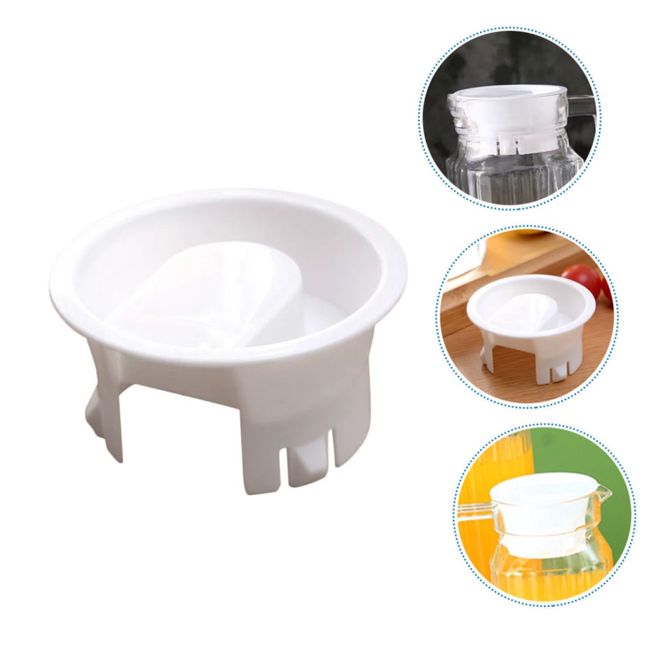 MAGICLULU 25piezas Tapa De Repuesto para Jarra De Agua Cubierta De Diseño Antisalpicaduras Adecuada para Jarras y Botellas De Uso Diario