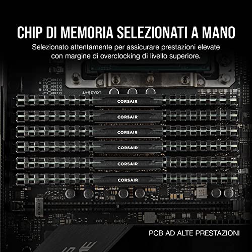 Memoria RAM Vengeance LPX DDR4 da 16GB (2x8GB) a 3200MHz, colore Nero - RAM - Immagine 2