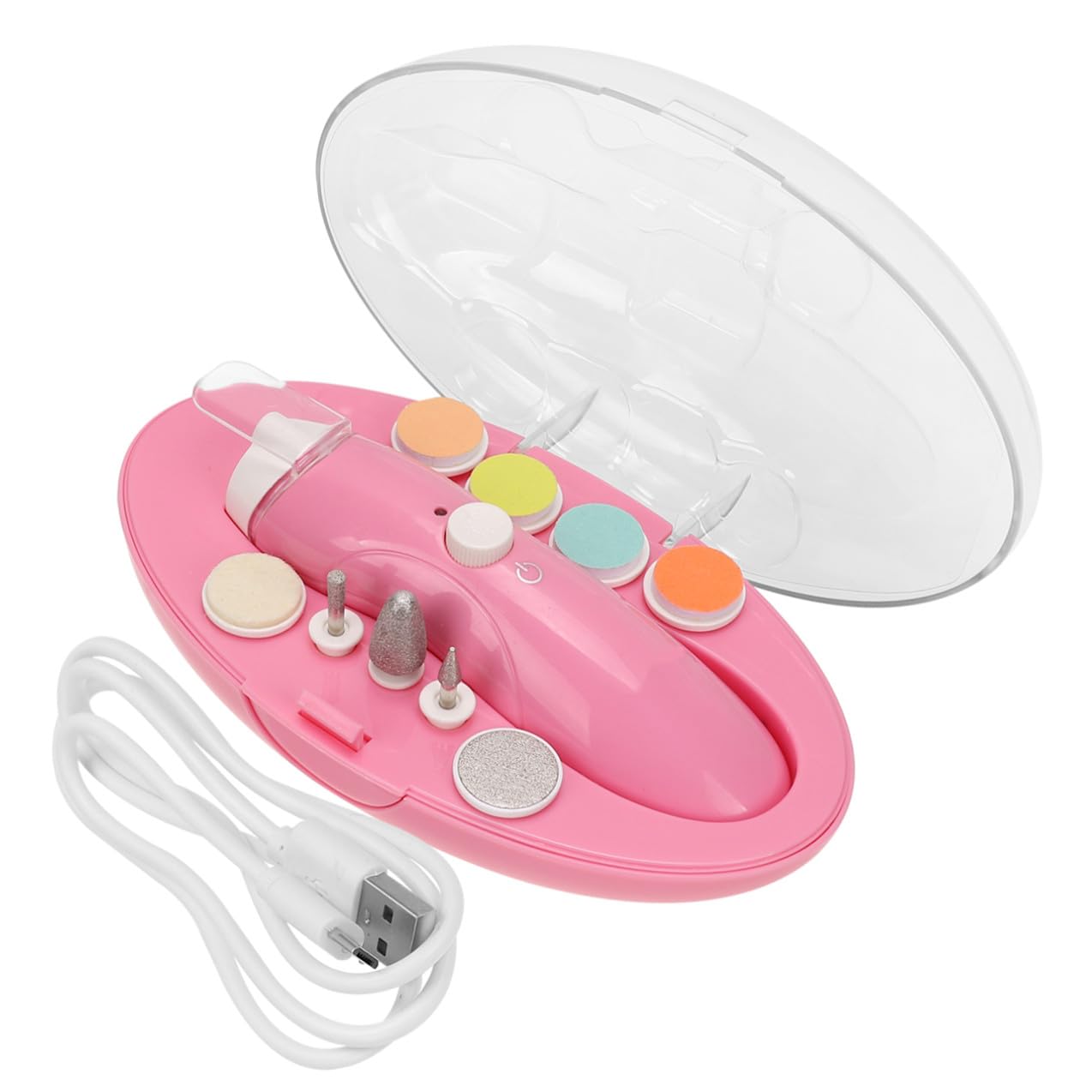 UPKOCH 1 Juego Cortaúñas Para Bebé Cuidado De Las Uñas Bebe Equipo De Bebé Traje Infantil Cortauñas Para El Cuidado De Las Uñas Eliminación De Las Interferencias Rosa Recién Nacido Clavo